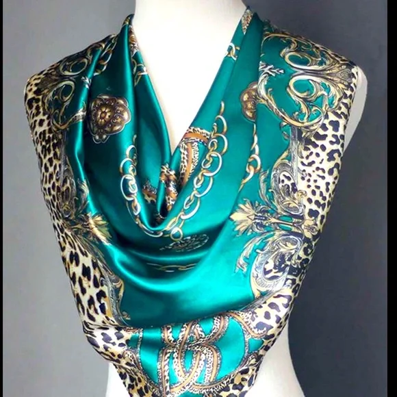 🩵New Women's Silky Scarf - Picture 2 of 2